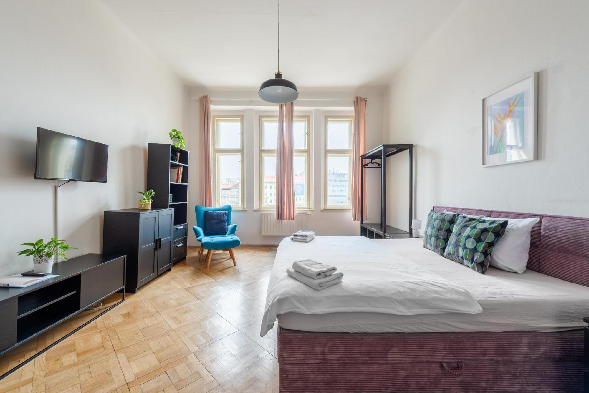 Residence Tesnov Apartment Prága Kültér fotó